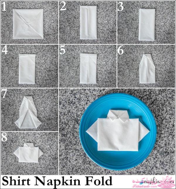 آموزش دستمال سفره